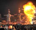 Ravana goes up in flames as India celebrates Dussehra