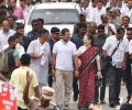 Sonia Gandhi joins 'Bharat Jodo Yatra' in Karnataka