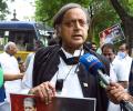 Sonia said Cong prez poll result not surprising: Tharoor