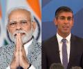 Modi speaks to Sunak, both agree on early conclusion of FTA