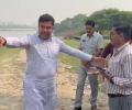 Chided by BJP MP, Delhi Jal Board official bathes in Yamuna