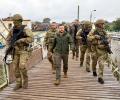 Zelenskyy Meets His Brave Soldiers