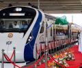 Modi flags off Gandhinagar-Mumbai Vande Bharat train