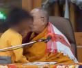 Dalai Lama apologises over 'suck my tongue' video