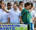 Whole BJP dispensation mercilessly attacks Rahul for his questions: Priyanka