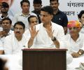 Congress holds one-on-one with Rajasthan MLAs, Pilot keeps away