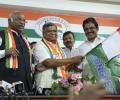 Ex-K'taka CM Shettar joins Cong, gets poll ticket