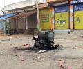 Scenes Of Mayhem In Haryana's Nuh