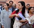 Oppn decries Mahua's expulsion; BJP says 'apt move'