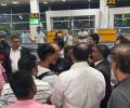 Air India flyers, staff spar over flight delay at Delhi airport