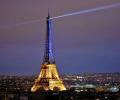 Eiffel Salutes Ukraine On War Anniversary