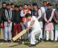 Maharaj Plays Cricket