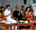 Truce in TN? Stalin, ministers take part in guv's tea party at Raj Bhavan