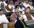 Sonia cuts lone figure in Parliament with senior Cong leaders stuck in Srinagar