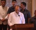 Ajit Pawar jolts Maharashtra politics, takes oath as deputy CM