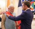 Modi conferred with France's highest award Grand Cross of the Legion of Honour