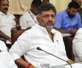 Asked about promise to ban Bajrang Dal, Shivakumar says...