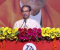 Uddhav, Shinde address Shiv Sena foundation day events, attack each other