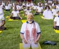 SEE: Modi does yoga at UN headquarters