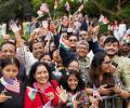 Thousands gather outside White House to welcome Modi