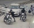 On camera, armed men rob car at gunpoint inside Delhi tunnel