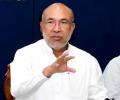 Not quitting, says Manipur CM after high drama by supporters