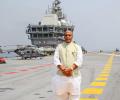 Onboard INS Vikrant, Rajnath talks of Chinese threat