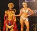 MP: Row over women bodybuilding event in front of Hanuman idol