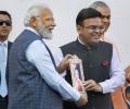 'Senseless noise': Govt on Cong's swipe at Modi's photo gifted to him at India-Aus match