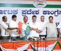 K'taka Cong inducts bizman behind collapse of coalition govt in 2019