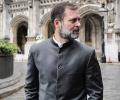 Uproar over Rahul's remarks in UK stalls Parl, BJP seeks apology