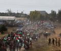 Israeli cops open fire on Palestinians protesting in Gaza