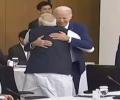 Modi greets Biden with tight hug at G7 Summit