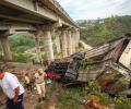 10 Vaishno Devi pilgrims killed, 66 injured as bus falls off bridge in Jammu