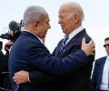 Biden lands in Tel Aviv, to 'ask tough questions' from Netanyahu