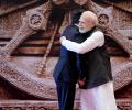 Leaders Lucky To Get A Modi Hug...