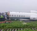 Miraculous escape for 8 as small plane skids off runway at Mumbai airport