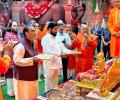 When Ambani, Shinde Performed Ganesh Aarti