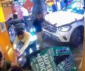 Mercedes rams into famous kachori shop in Delhi, 6 injured