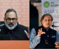 Chandrasekhar slaps defamation notice on Tharoor over TV byte