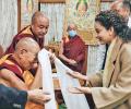 Kangana Meets His Holiness