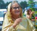 Hasina to stay in Delhi 'for a little while', says her son