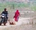 Rajasthan man ties wife to bike, drags her around