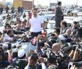 On way to Sambhal, Rahul, Priyanka stopped at UP border