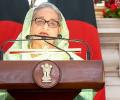 'Power hungry' Yunus involved in genocide: Sheikh Hasina in 1st public address