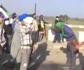 Farmers marching to Delhi tear-gassed; Haryana suspends internet