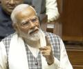 After LS, Modi taunts Cong, Nehru in RS too