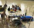 8 children among 22 killed as tractor-trolley falls into pond in UP