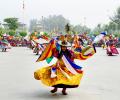 Buddhist Lamas Perform Black Hat Dance