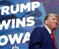 Trump triumphs in Iowa caucuses, heads for Biden rematch